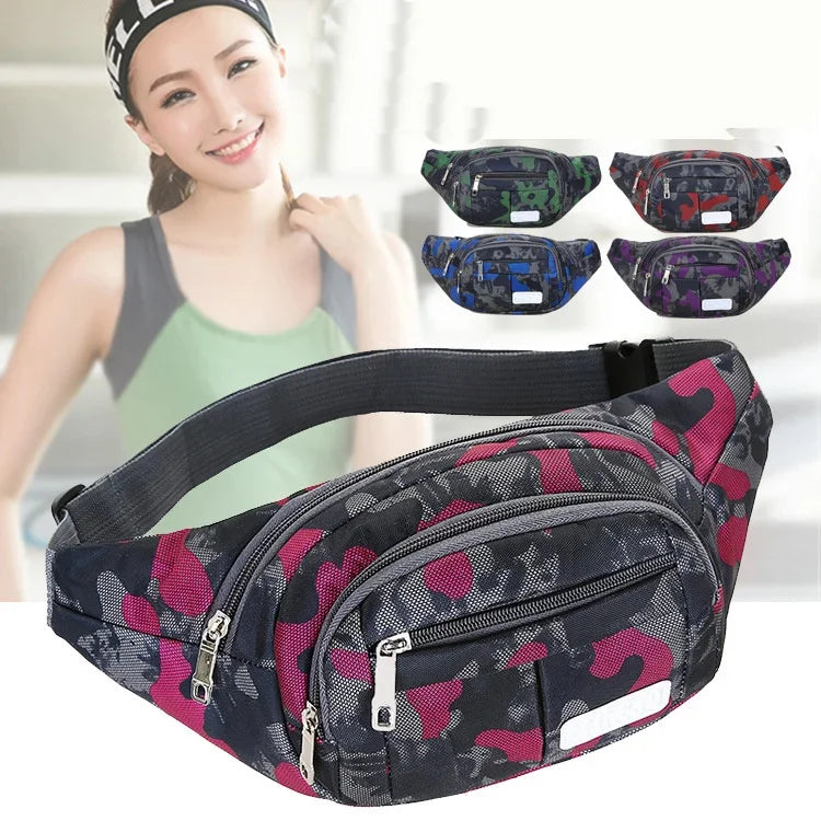 Waist leisure sports waterproof hand men's front Satchel Messenger Bag Fashion camouflage waist bag purse