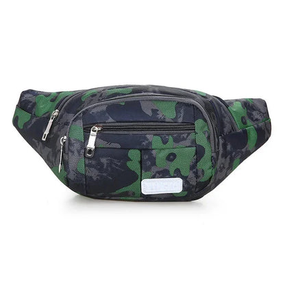 Waist leisure sports waterproof hand men's front Satchel Messenger Bag Fashion camouflage waist bag purse