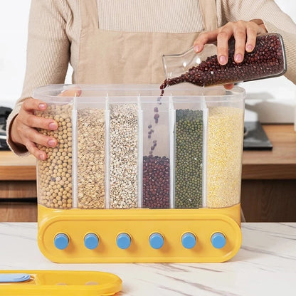 Wall-Mounted Kitchen Auto Cereal Dispenser Rice Dispenser Rice Storage bucket Grain Storage Tank Home Dry Food Ducket Container