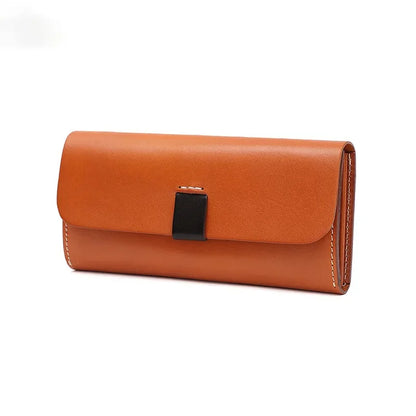 Wallet For Women New Fashion Genuine Leather Long Purse Female Many Compartments Cell Phone Card Holder Wallets Cartera