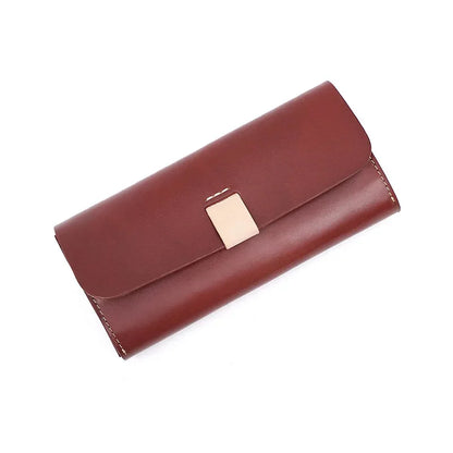 Wallet For Women New Fashion Genuine Leather Long Purse Female Many Compartments Cell Phone Card Holder Wallets Cartera