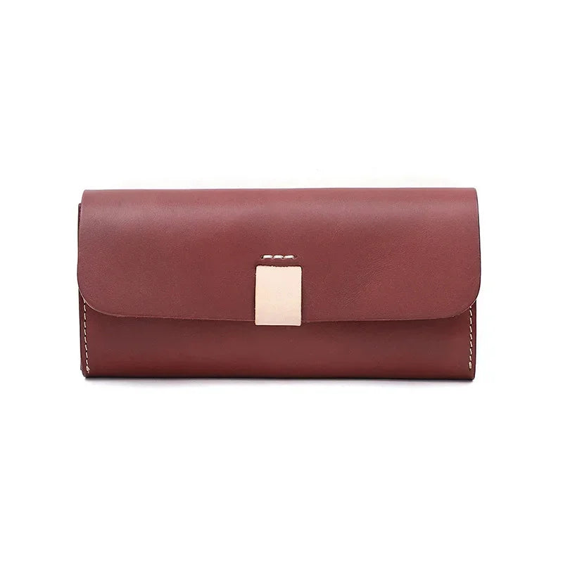 Wallet For Women New Fashion Genuine Leather Long Purse Female Many Compartments Cell Phone Card Holder Wallets Cartera