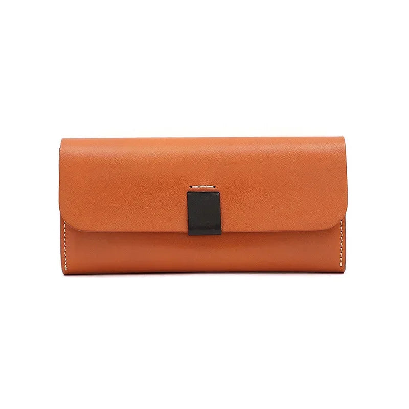 Wallet For Women New Fashion Genuine Leather Long Purse Female Many Compartments Cell Phone Card Holder Wallets Cartera