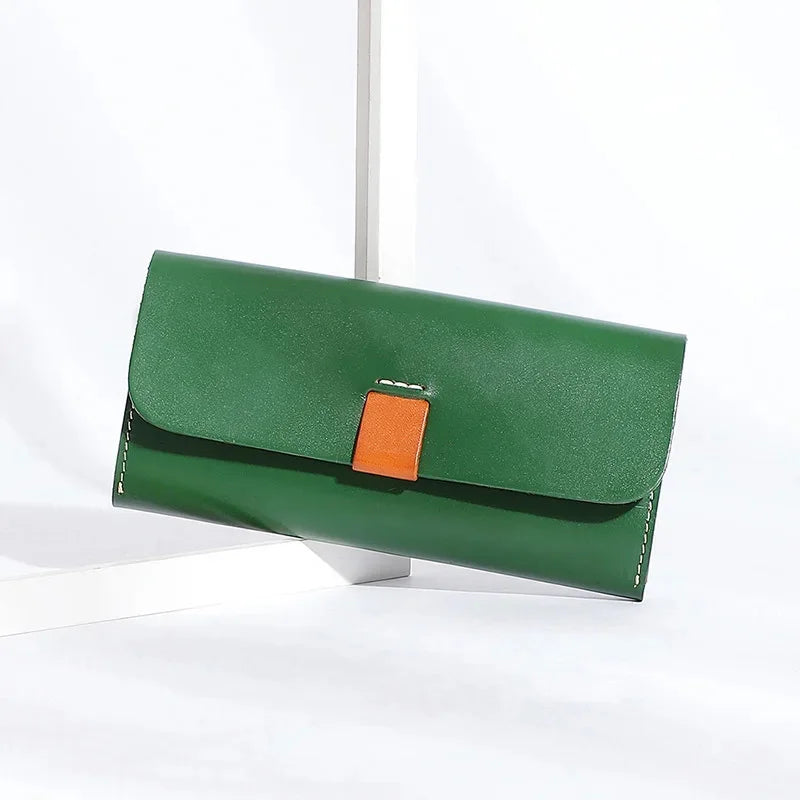 Wallet For Women New Fashion Genuine Leather Long Purse Female Many Compartments Cell Phone Card Holder Wallets Cartera
