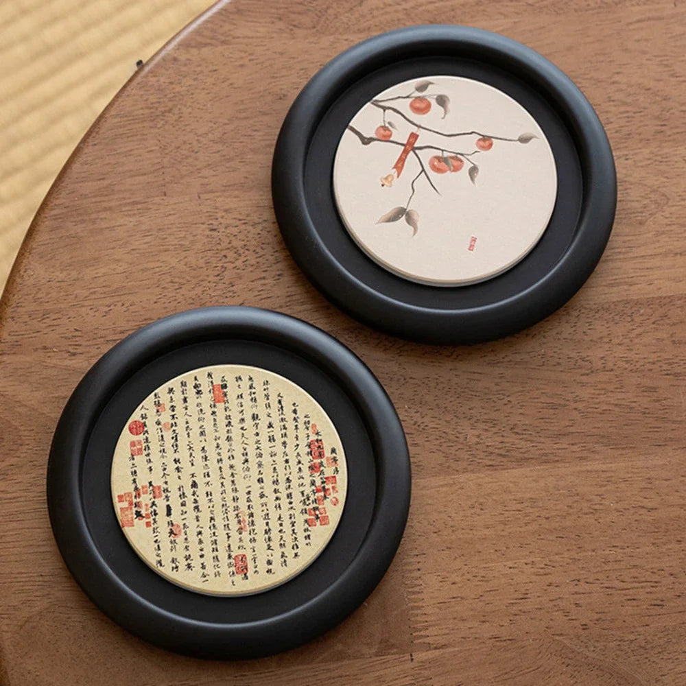 Water Absorption Melamine Pot Bearing Holder Luxury Water Storage Teaware Support Dry Brew Table Tea Tray Tea Items Ornaments