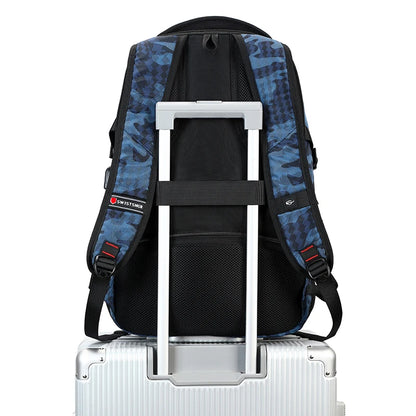 Waterproof 15.6 Inch Laptop Backpack Men USB Charging Anti-theft Swiss Backpack Travel Women Rucksack Male School Bag Mochila
