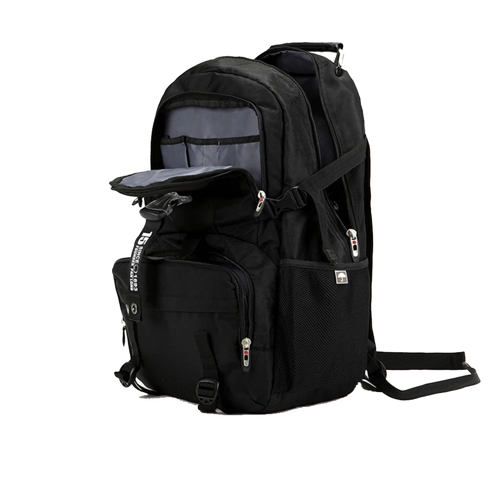 Waterproof Backpack Men Large Capacity TravelBag Oxford Fashion Schoolbags 18 Inch Laptop Backpacks for Teenagers Male Mochila
