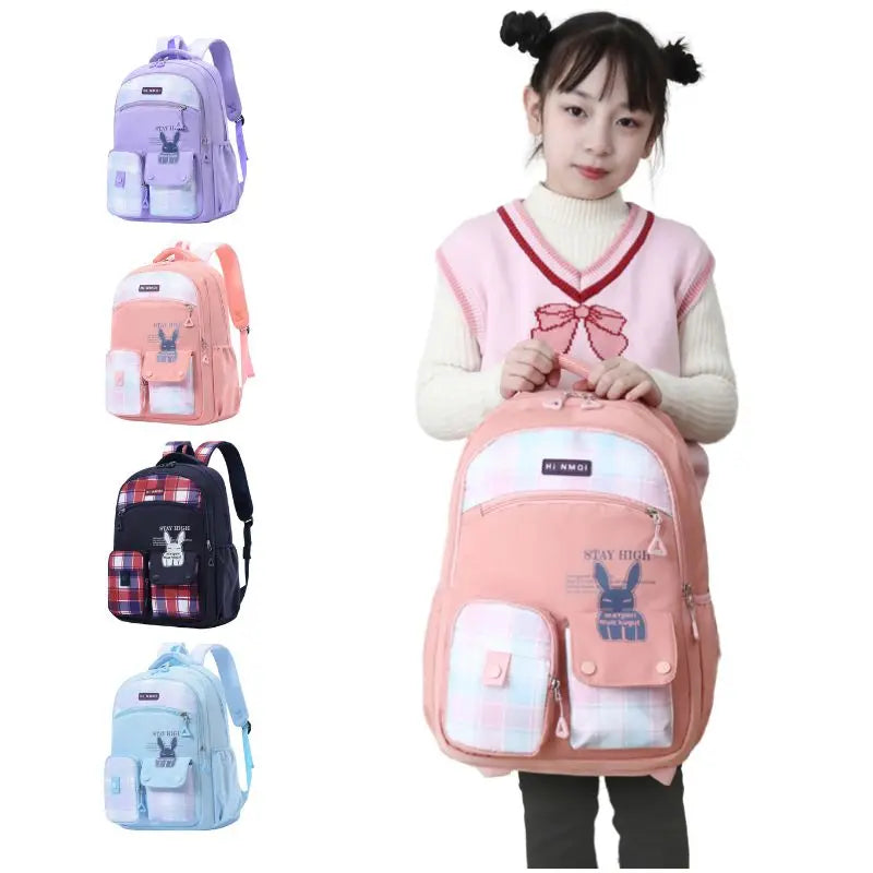 Waterproof Backpack for Girls Boys, Kids School BookBag Cute Student Laptop Backpacks Casual Durable Lightweight Travel Bags