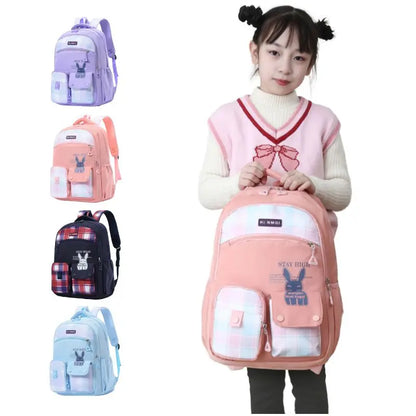 Waterproof Backpack for Girls Boys, Kids School BookBag Cute Student Laptop Backpacks Casual Durable Lightweight Travel Bags