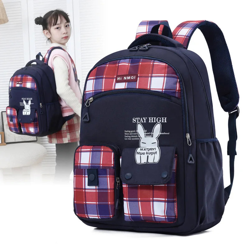 Waterproof Backpack for Girls Boys, Kids School BookBag Cute Student Laptop Backpacks Casual Durable Lightweight Travel Bags