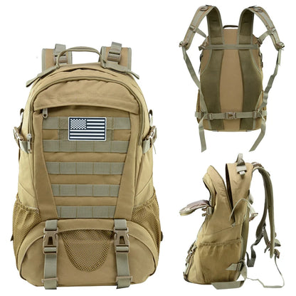 Waterproof Bag 35L Camouflage Backpack Man Outdoor Travel Hiking Rucksack Camping Hunting Climbing Casual Bags Holiday Going Out