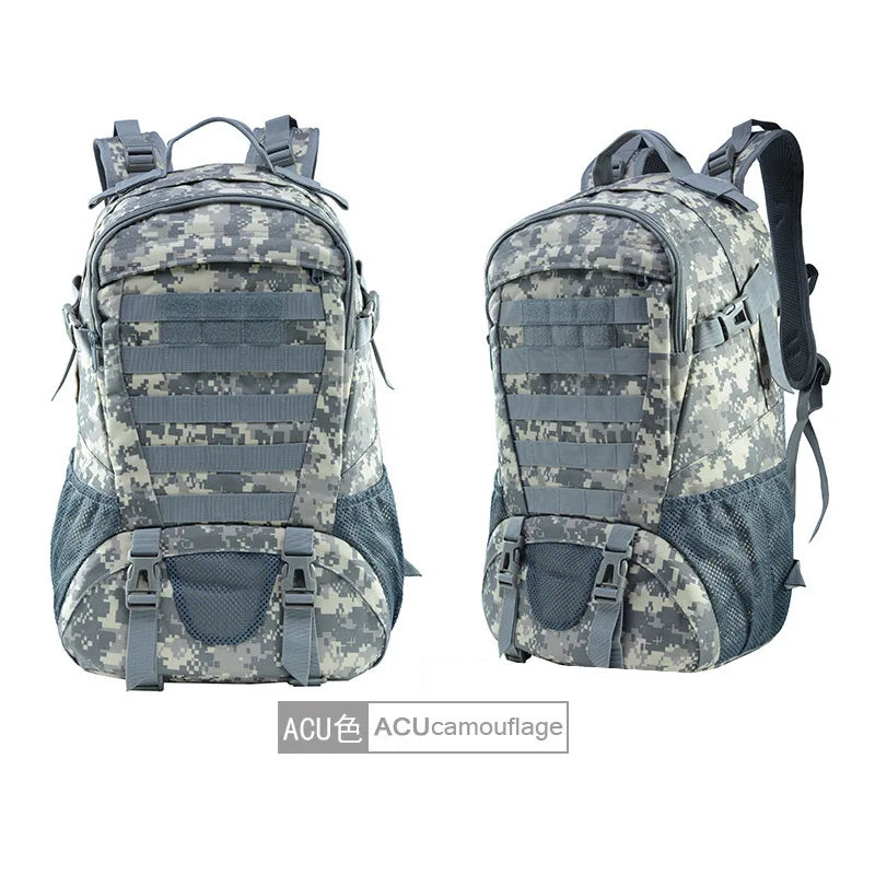 Waterproof Bag 35L Camouflage Backpack Man Outdoor Travel Hiking Rucksack Camping Hunting Climbing Casual Bags Holiday Going Out