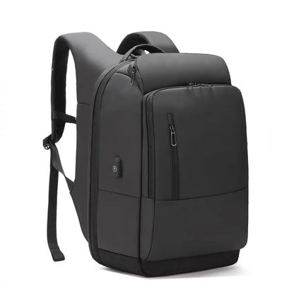 Waterproof Business Laptop Backpack Men 15.6 Inch Large Airplane Travel Backpack Fashion School Bag USB Charging Male Mochila