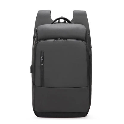 Waterproof Business Laptop Backpack Men 15.6 Inch Large Airplane Travel Backpack Fashion School Bag USB Charging Male Mochila