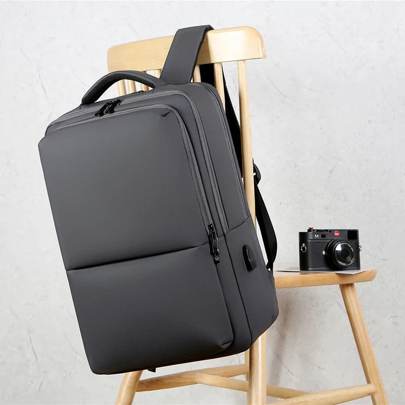 Waterproof Business Laptop Backpack Men USB Charging 15.6 inch Travel Bag School Backpacks Aesthetic Backpack Male Mochila New
