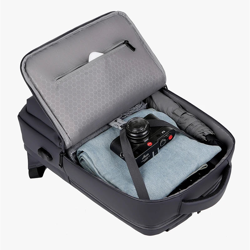 Waterproof Business Laptop Backpack Men USB Charging 15.6 inch Travel Bag School Backpacks Aesthetic Backpack Male Mochila New