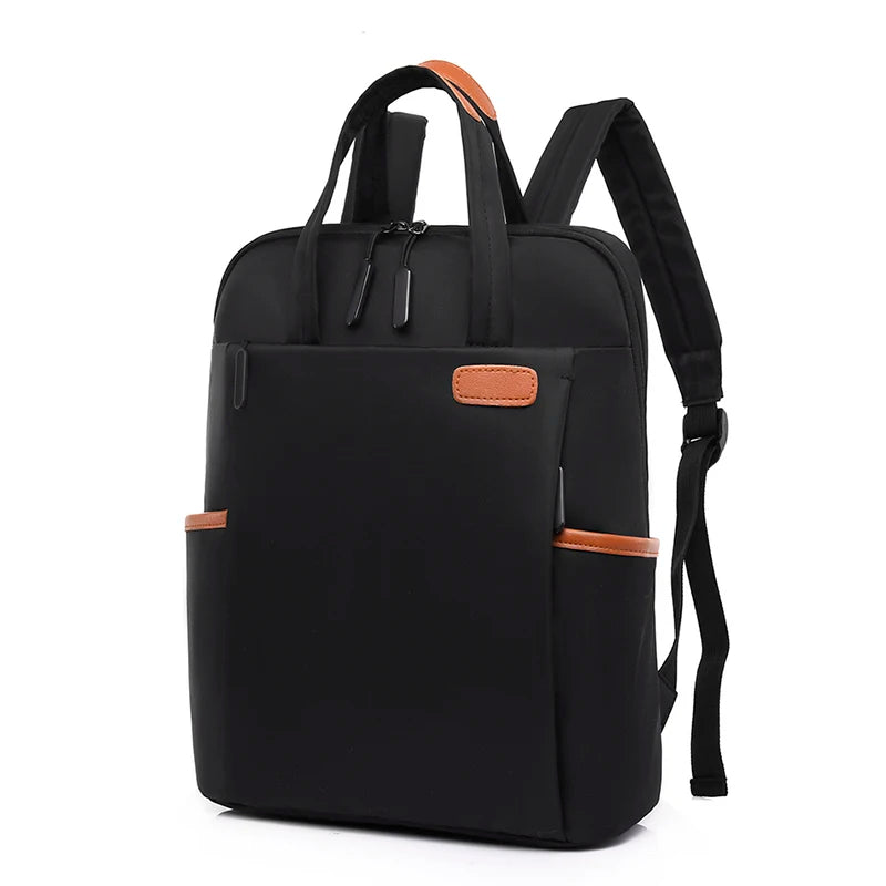 Waterproof Business Woman Backpack Fashion Oxford College Student School Backpacks 13 14 Inch Laptop Bag Travel Rucksack Mochila
