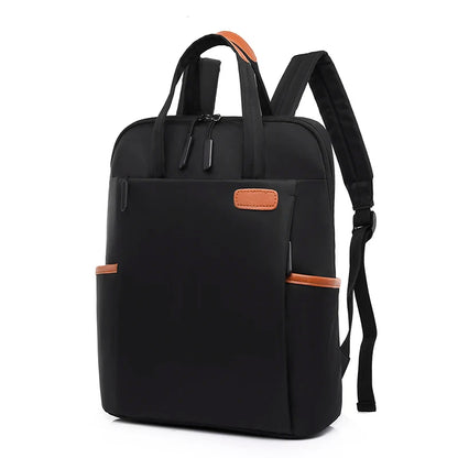Waterproof Business Woman Backpack Fashion Oxford College Student School Backpacks 13 14 Inch Laptop Bag Travel Rucksack Mochila