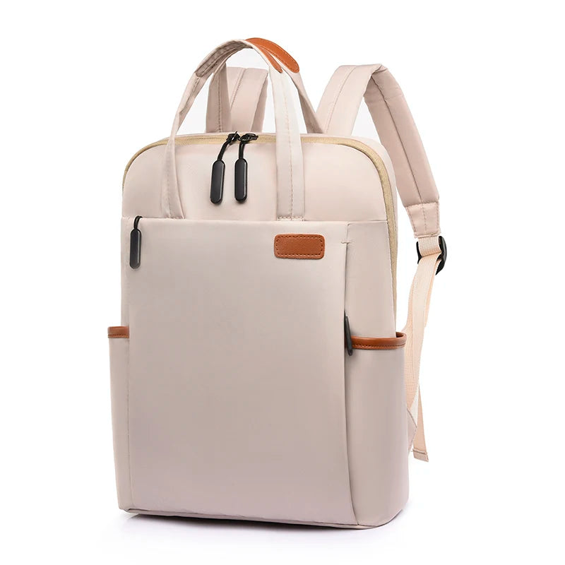 Waterproof Business Woman Backpack Fashion Oxford College Student School Backpacks 13 14 Inch Laptop Bag Travel Rucksack Mochila