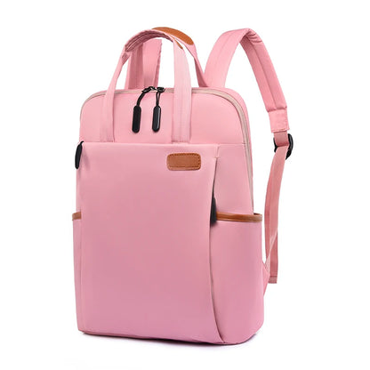 Waterproof Business Woman Backpack Fashion Oxford College Student School Backpacks 13 14 Inch Laptop Bag Travel Rucksack Mochila