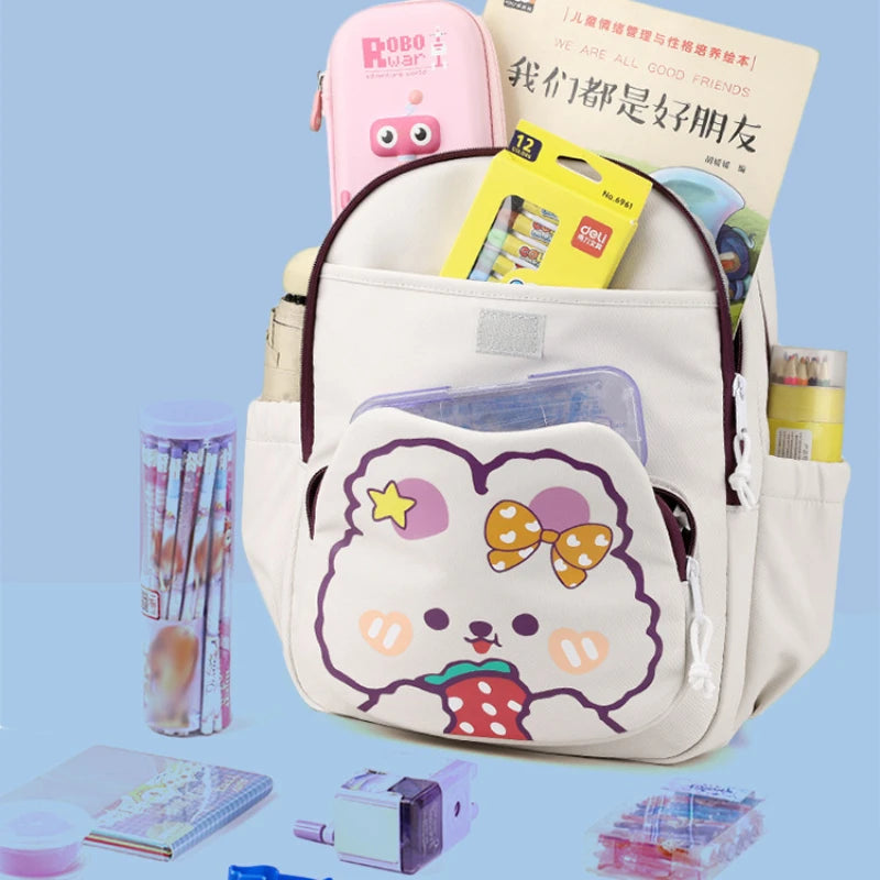 Waterproof Cartoon Large Capacity Schoolbag Bookbags for Teenage Girls Students Outdoor Travel Backpack Harajuku Style Bag