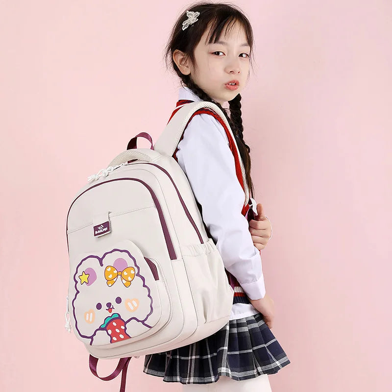 Waterproof Cartoon Large Capacity Schoolbag Bookbags for Teenage Girls Students Outdoor Travel Backpack Harajuku Style Bag