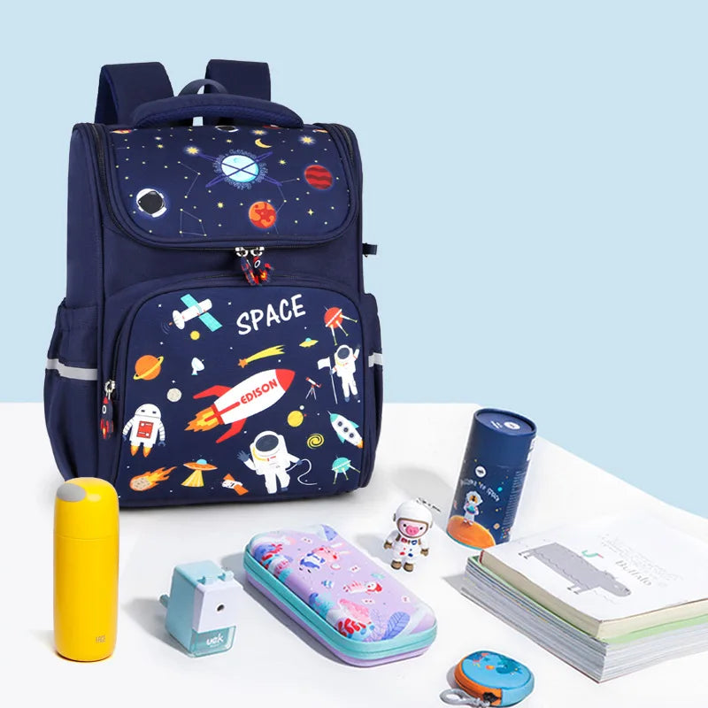 Waterproof Children School Bags cute anime Backpack Kids Space School Bags for teenage girls boy Schoolbag Mochila Infantil