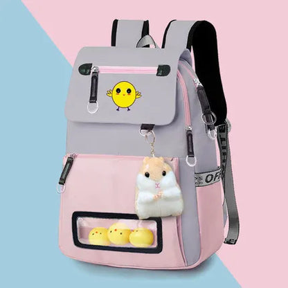 Waterproof Children School Bags for Girls USB School Backpacks With squirrel Kids Printing Schoolbag Kids Satchel Teens mochila