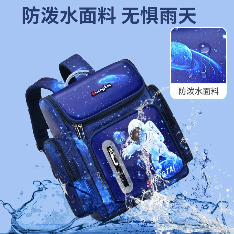 Waterproof Children School bags Boys Kids Cartoon Schoolbag kindergarten Orthopedic Primary School backpack mochilas infantil