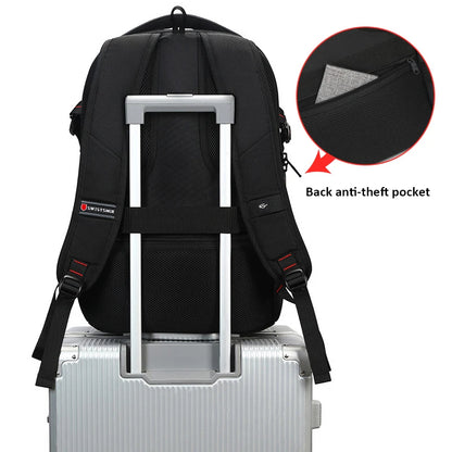 Waterproof Laptop Backpack Men 17 Inch USB Charging School Bag Boy for Children Large Airplane Travel Backpack Male Mochila 2023