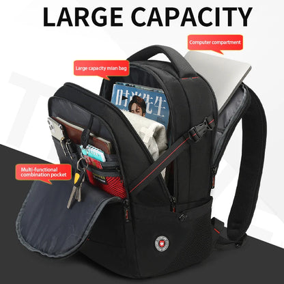 Waterproof Laptop Backpack Men 17 Inch USB Charging School Bag Boy for Children Large Airplane Travel Backpack Male Mochila 2023