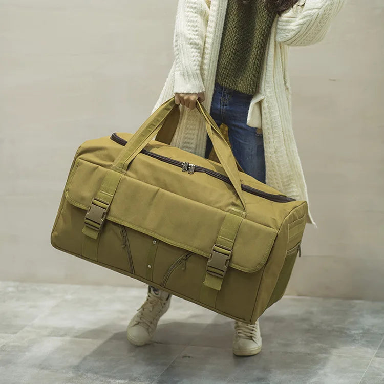 Waterproof Large Capacity Military Carry Luggage Bag Sports Fitness Travel Bag Outdoor Tactical Handbag Duffel bag Men Backpack