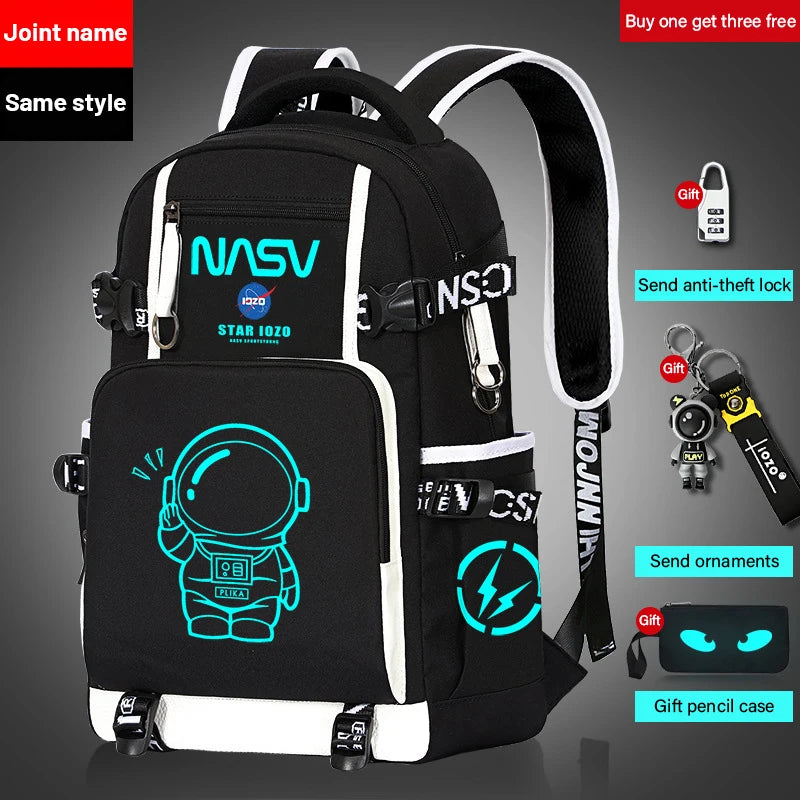 Waterproof Luminous Kids Backpack Children School Bags For Boys Orthopedic School Backpack Primary Schoolbag Book Bag Mochila