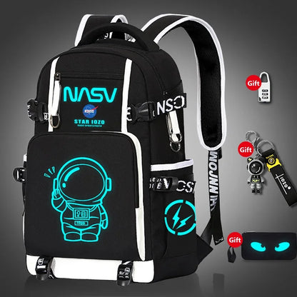 Waterproof Luminous Kids Backpack Children School Bags For Boys Orthopedic School Backpack Primary Schoolbag Book Bag Mochila