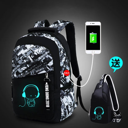 Waterproof Luminous Kids Backpack Children School Bags for Boys Orthopedic School Backpack Primary Schoolbag Book Bag Mochila
