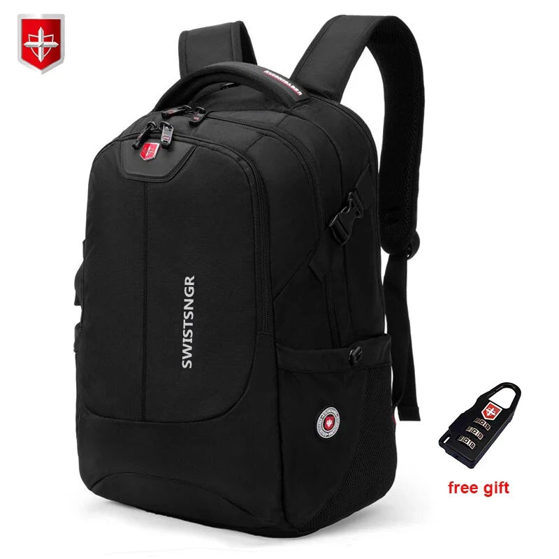 Waterproof Men Backpack USB Charging 17 Inch Laptop Backpacks School Bags Anti-theft Business Travel Bag Backpack Male Mochila