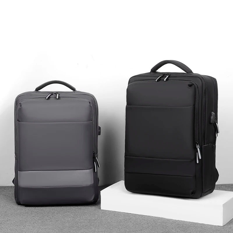 Waterproof Men's Backpacks Business 15.6 inch Laptop Backpack Fashion Mochila Luxury School Backpacks USB Charging Travel Bag