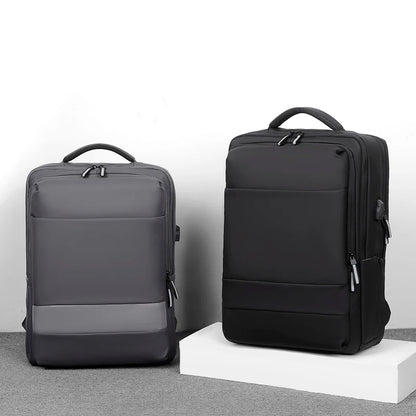 Waterproof Men's Backpacks Business 15.6 inch Laptop Backpack Fashion Mochila Luxury School Backpacks USB Charging Travel Bag