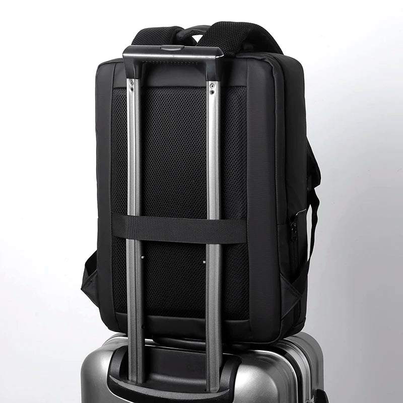 Waterproof Men's Backpacks Business 15.6 inch Laptop Backpack Fashion Mochila Luxury School Backpacks USB Charging Travel Bag