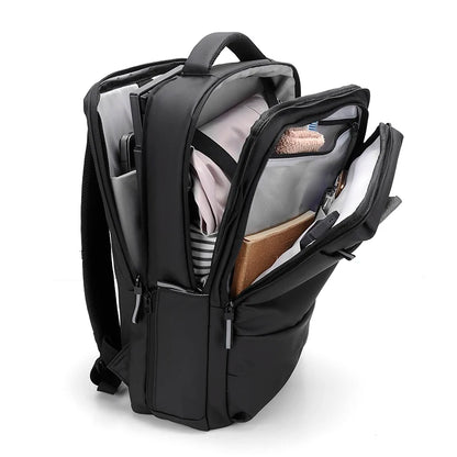 Waterproof Men's Backpacks Business 15.6 inch Laptop Backpack Fashion Mochila Luxury School Backpacks USB Charging Travel Bag