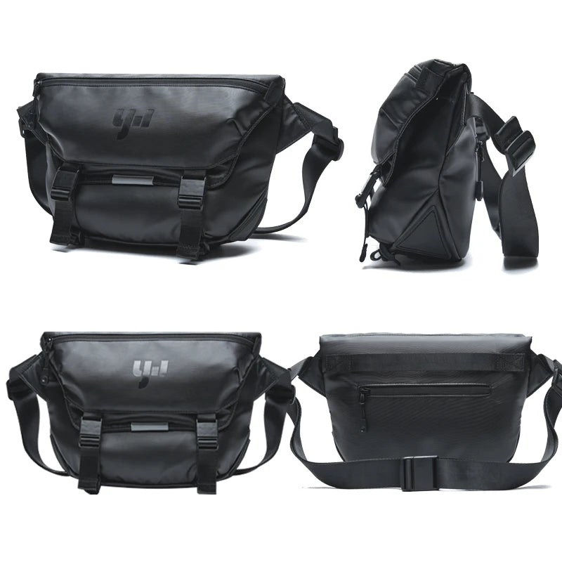 Waterproof Men's Crossbody Personalized 10.5 inch iPad Chest Bag Teenager Sport Riding Shoulder Bag Leisure Portable Sling Bag