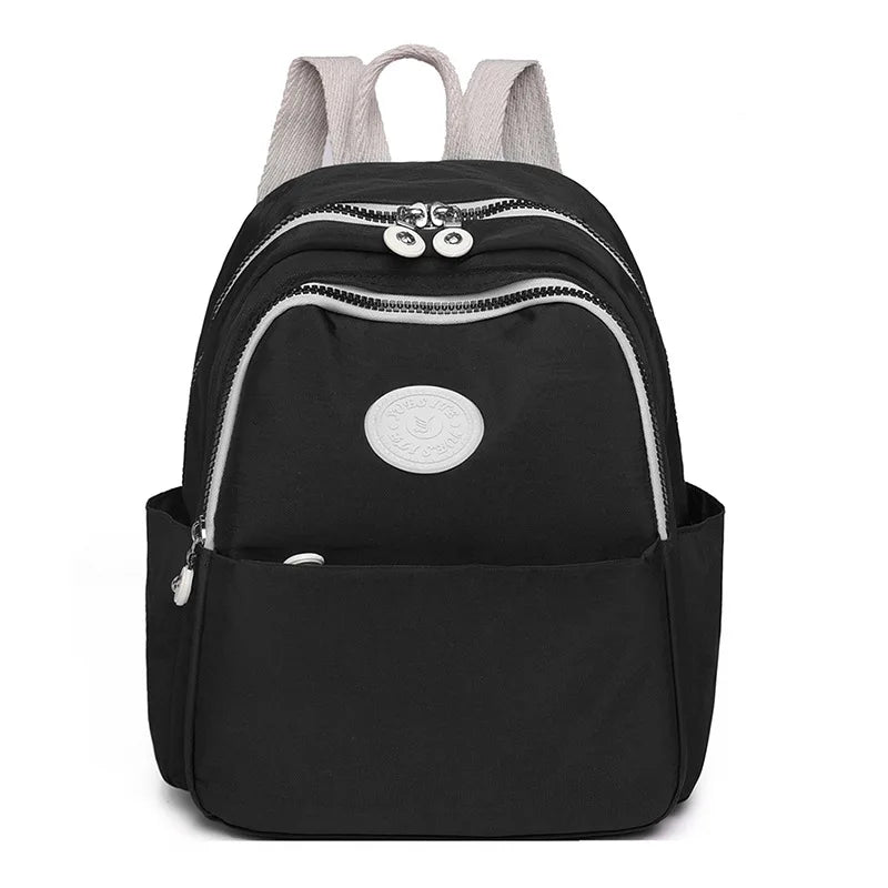 Waterproof Nylon Backpack 2024 New Trend Women Backpack Fashion Shoulder Bag Small Teen Girl School Bag Mochilas Female