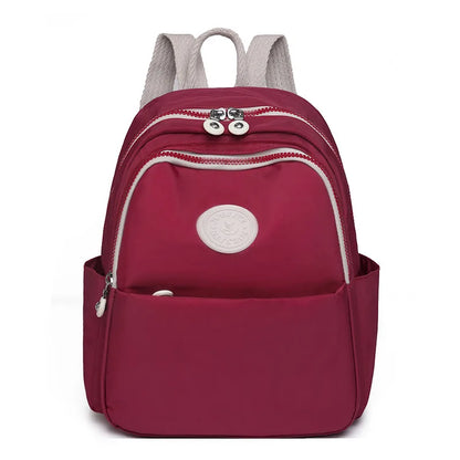 Waterproof Nylon Backpack 2024 New Trend Women Backpack Fashion Shoulder Bag Small Teen Girl School Bag Mochilas Female