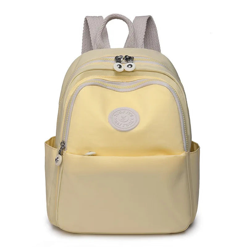 Waterproof Nylon Backpack 2024 New Trend Women Backpack Fashion Shoulder Bag Small Teen Girl School Bag Mochilas Female