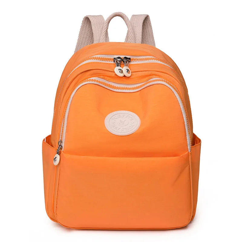 Waterproof Nylon Backpack 2024 New Trend Women Backpack Fashion Shoulder Bag Small Teen Girl School Bag Mochilas Female
