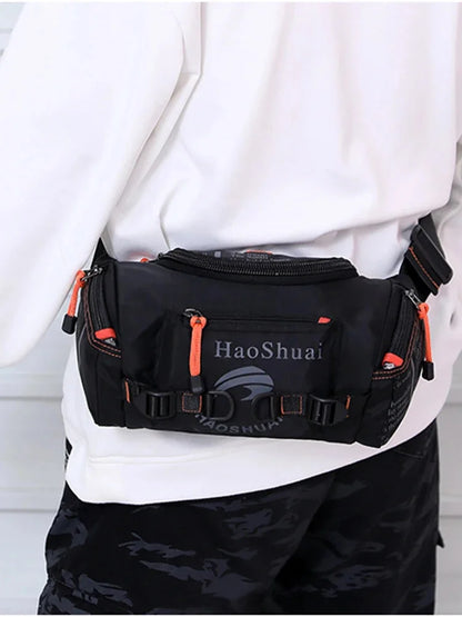 Waterproof Nylon Fanny Bum Hip Sling Chest Bag for Men Travel Military Male Cross body Messenger Belt Waist Pack Bags New