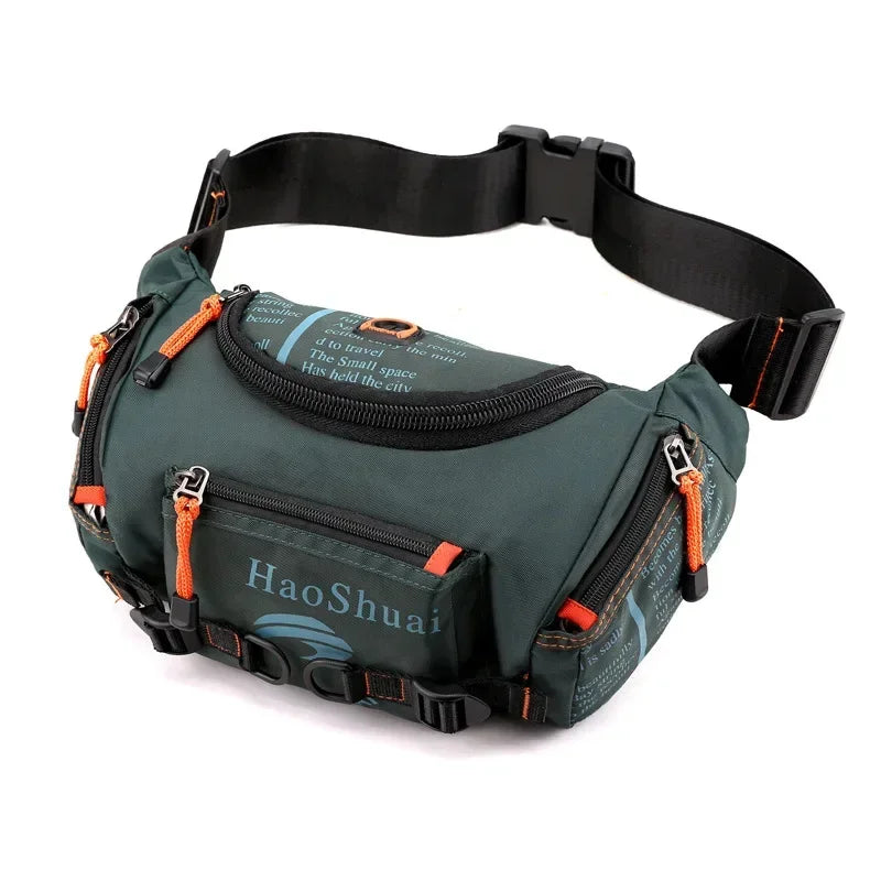 Waterproof Nylon Men Waist Pack Bum Sling Chest Bag Multi-purpose Travel Military Male Shoulder Messenger Hip Belt Fanny Bags