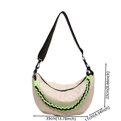 Waterproof Nylon Shoulder Bags New Luxury Handbags Travel Beach Fashion Top-handle Crossbody Bags For Women