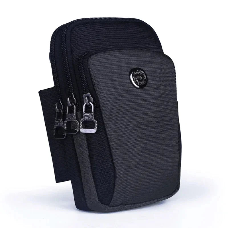 Waterproof Nylon Unisex Belt Waist Fanny Pack Cell Mobile Phone Cover Cigarette Case Purse Hook Men Small Crossbody Shoulder Bag