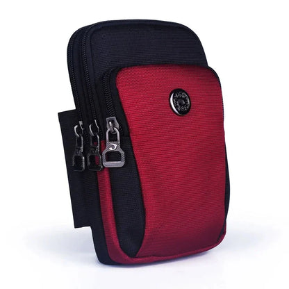 Waterproof Nylon Unisex Belt Waist Fanny Pack Cell Mobile Phone Cover Cigarette Case Purse Hook Men Small Crossbody Shoulder Bag